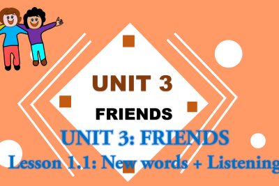 UNIT 3: FRIENDS – LESSON 1.1 – NW – LISTENING – E6