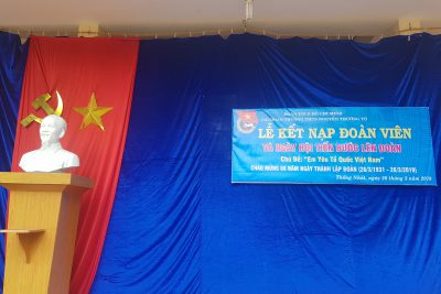 LỄ KẾT NẠP ĐOÀN VIÊN NĂM HỌC 2018 – 2019