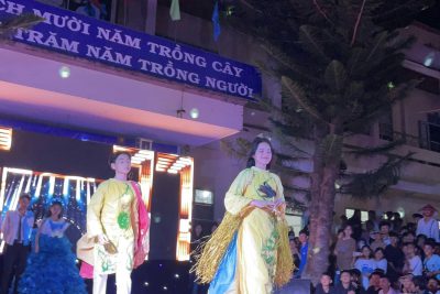 Thời trang tái chế tại Hội trại Tiếp lửa truyền thống năm 2023