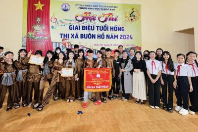 Hội thi Giai điệu tuổi hồng cấp thị xã năm học 2024-2025