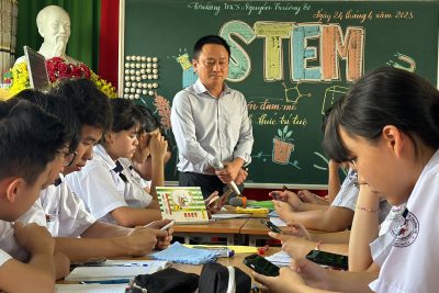 Tiết dạy STEM – Chuyên đề cấp Thị xã do thầy Dương Ngọc Cường – Tổ KHTN thực hiện