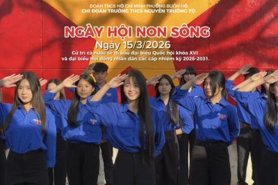 TUỔI TRẺ THCS NGUYỄN TRƯỜNG TỘ VỚI NGÀY HỘI NON SÔNG 🇻🇳