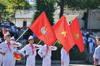 Hội thi Nghi thức – Nghi lễ Đội phường Buôn Hồ năm học 2025–2026 💪🎺